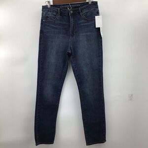 Articles of Society Rene Dark Blue High Rise Straight Leg Jeans